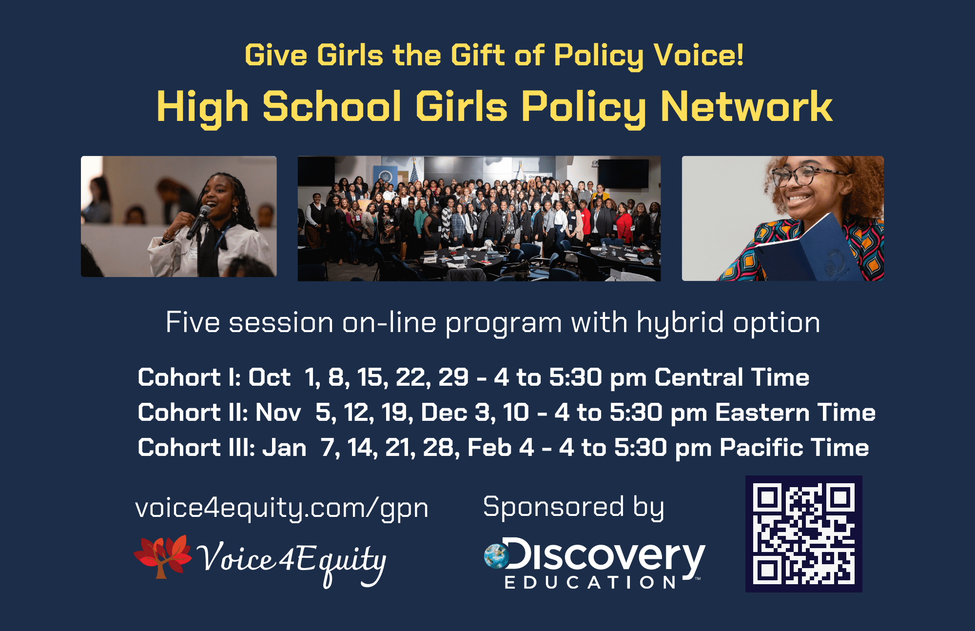 Voice4Equity High School Girls Policy Network
