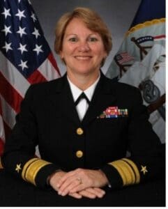 Rear Admiral Cindy Covell, U.S. Navy, retired