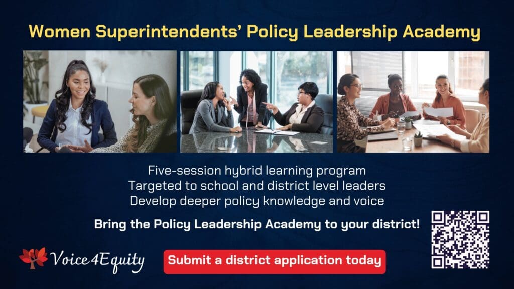 Women Superintendents' Policy Leadership Academy