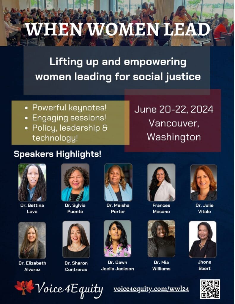 When Women Lead is a national convening of women leading the charge for equity in public education designed for superintendents and aspiring superintendents