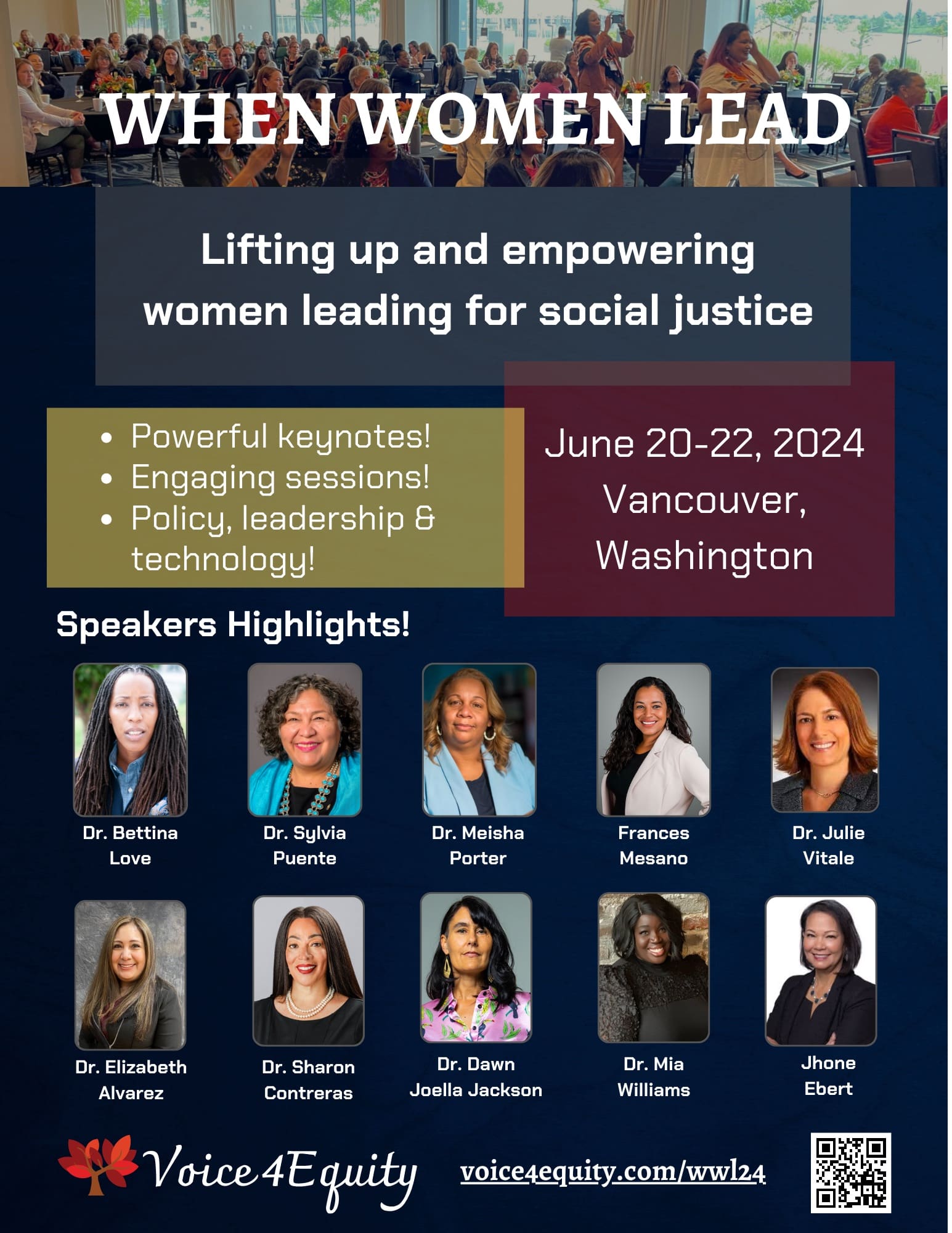 When Women Lead is a national convening of women leading the charge for equity in public education designed for superintendents and aspiring superintendents