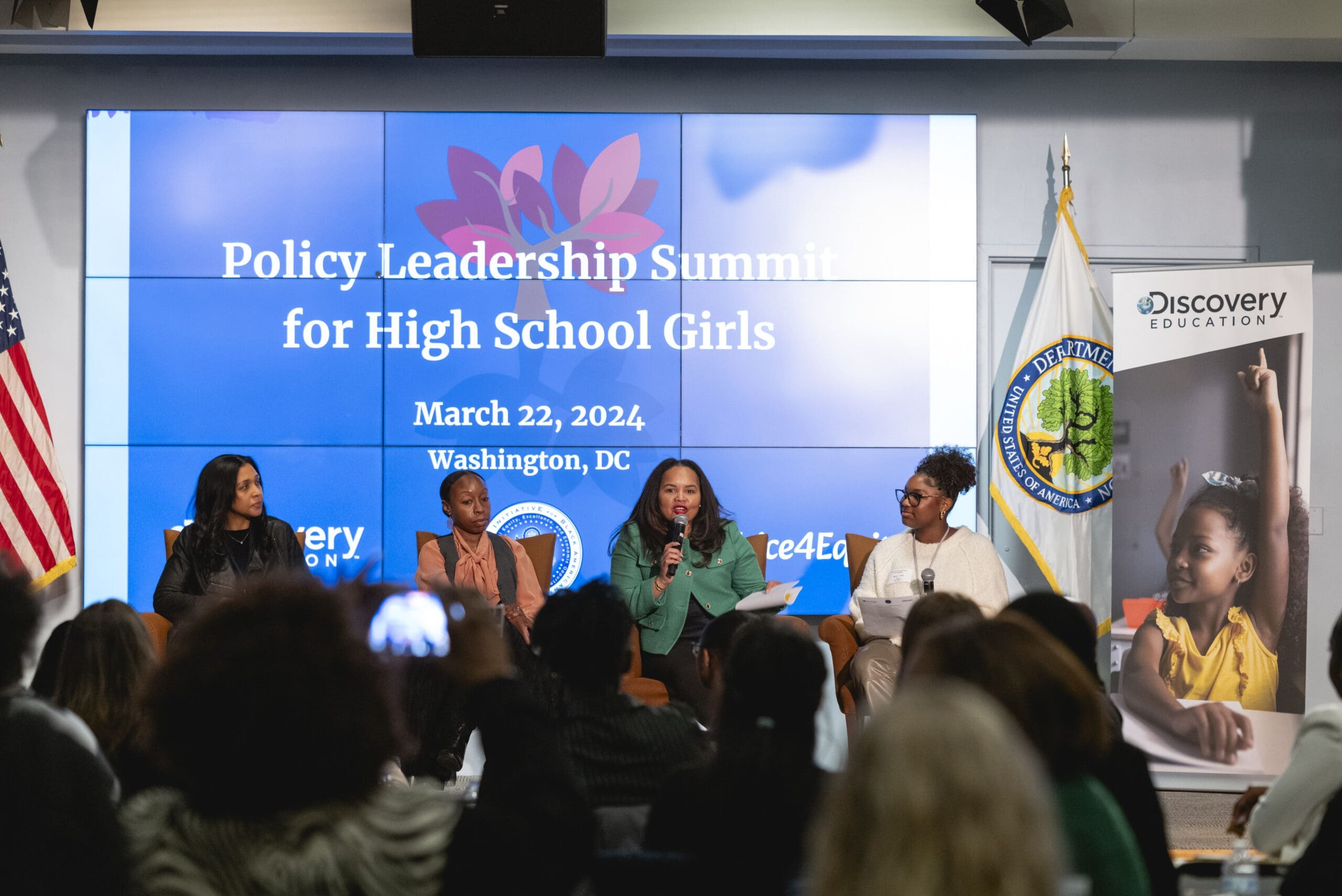 Girls Policy Network DC Showcase with Voice4Equity, Dr. Christina Grant, Alexis Holmes from the US Department of Education