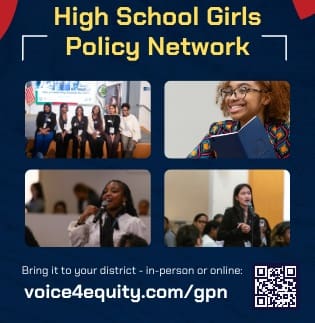 High School Girls Policy Network Leadership Opportunity